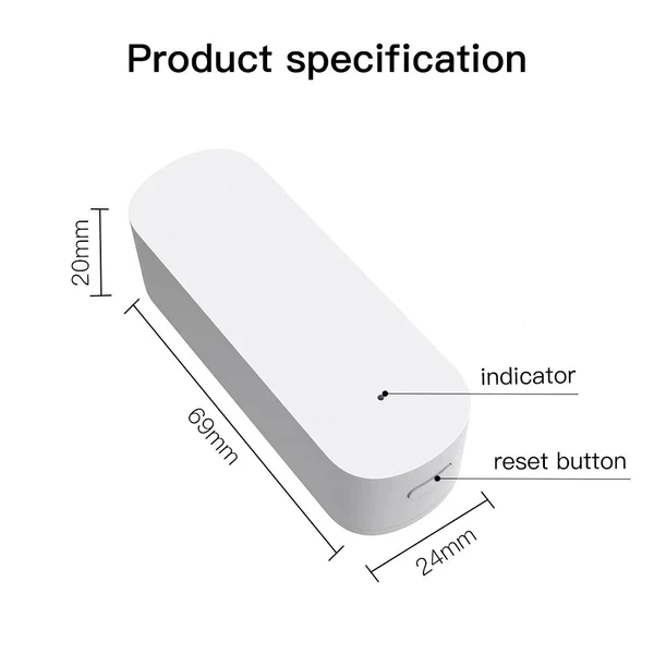 Moes Sensor de Vibração Inteligente - Smart Zigbee
