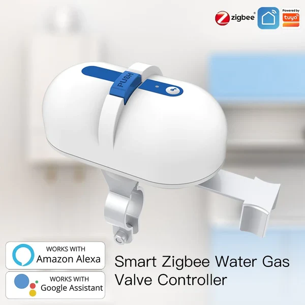 Moes Controlador de Válvula inteligente de tubagem de gás e água - Smart Zigbee