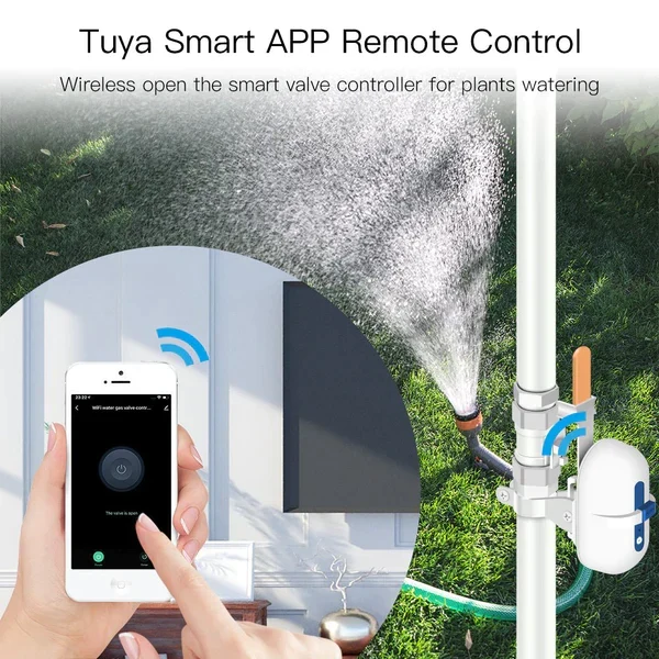 Moes Controlador de Válvula inteligente de tubagem de gás e água - Smart Zigbee