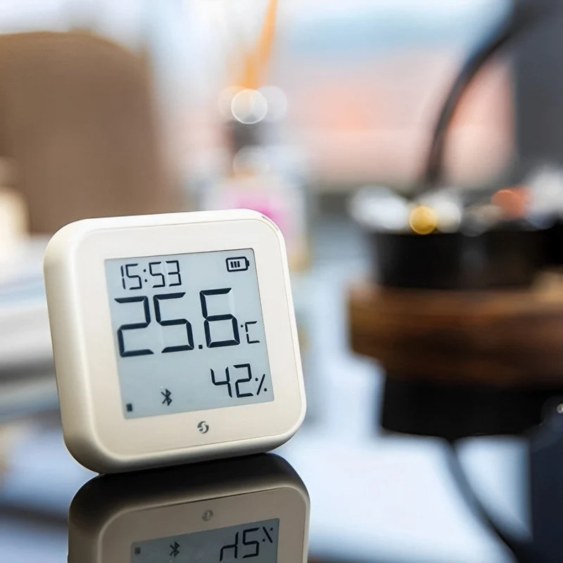 Shelly H&T Gen3 - Sensor de Temperatura e Humidade WiFi Ivory / Marfim