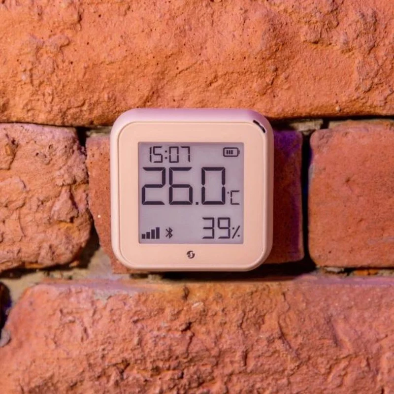 Shelly H&T Plus Gen3 - Sensor de Temperatura e Humidade WiFi Mocha