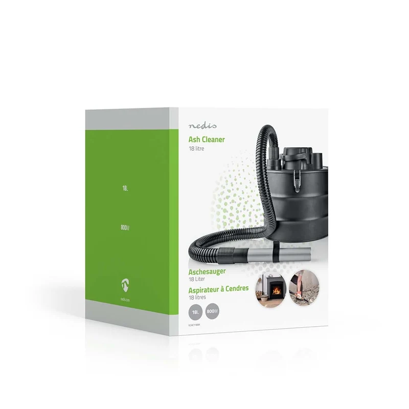 Asstofzuiger Zakloos - Stof capaciteit: 18l - 800W