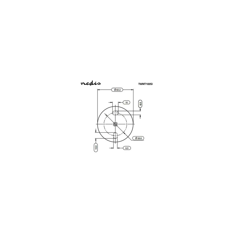Tablethouder 7 - 12" - Gefixeerd - Toepassing: Wall