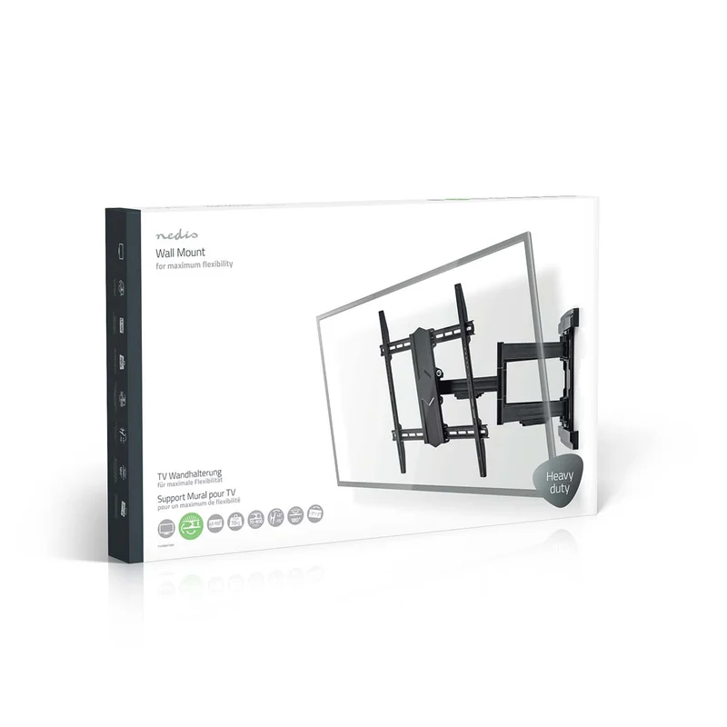 Draai- en Kantelbare TV-Muurbeugel 50 - 100" - Maximaal schermgewicht: 70 kg - Kantelbaar