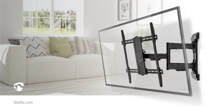 Draai- en Kantelbare TV-Muurbeugel 50 - 100" - Maximaal schermgewicht: 70 kg - Kantelbaar