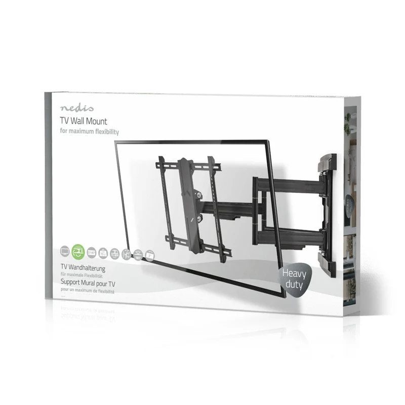 Draai- en Kantelbare TV-Muurbeugel 37 - 80" - Maximaal schermgewicht: 70 kg - Kantelbaar