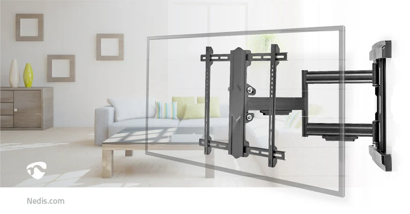 Draai- en Kantelbare TV-Muurbeugel 37 - 80" - Maximaal schermgewicht: 50 kg - Kantelbaar