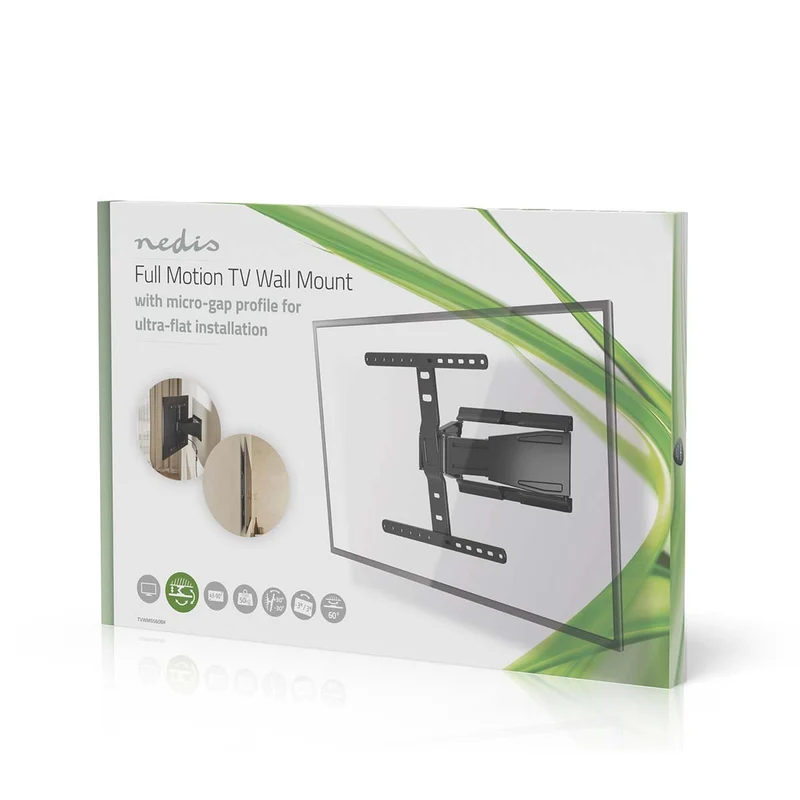 Draai- en Kantelbare TV-Muurbeugel 43 - 90" - Maximaal schermgewicht: 50 kg - Kantelbaar