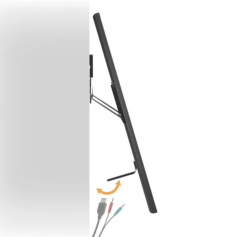 Vaste TV-Muurbeugel 43 - 85" - Maximaal schermgewicht: 60 kg - Minimale muurafstand: 7.50 mm