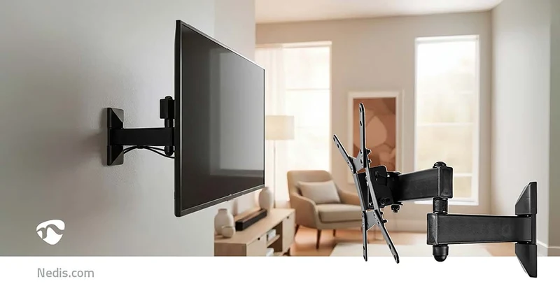 Draai- en Kantelbare TV-Muurbeugel 10 - 32" - Maximaal schermgewicht: 30 kg - Kantelbaar