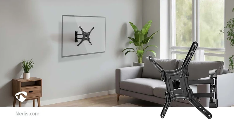 Draai- en Kantelbare TV-Muurbeugel 23 - 55" - Maximaal schermgewicht: 30 kg - Kantelbaar