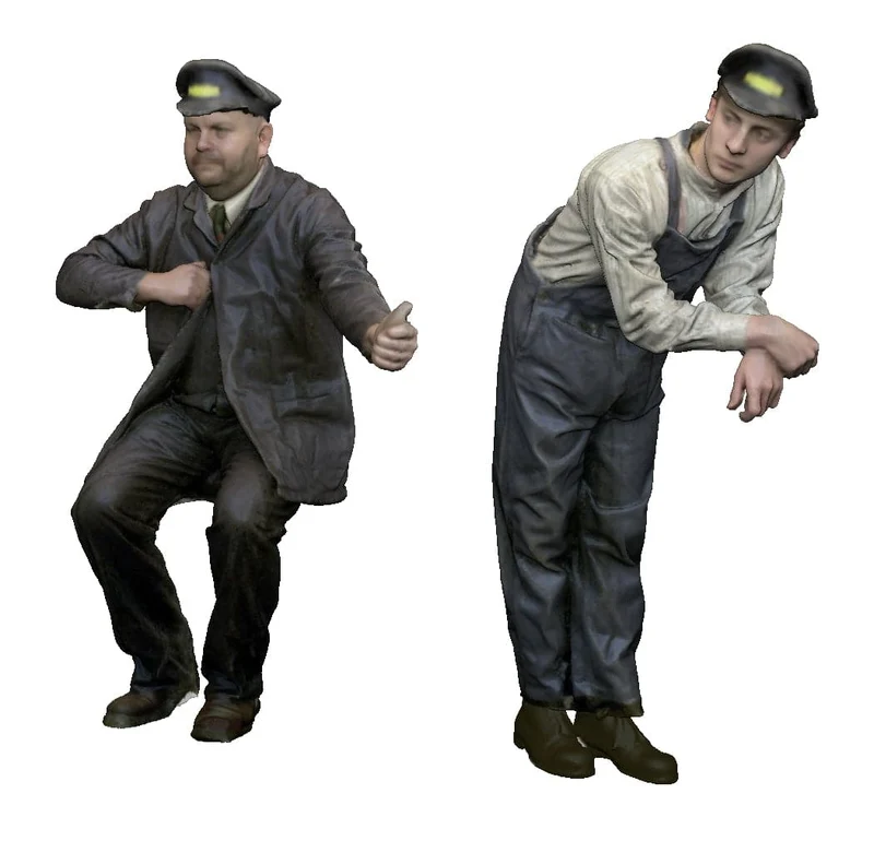 GWR 'Manor' Crew - Driver/Fireman - BR