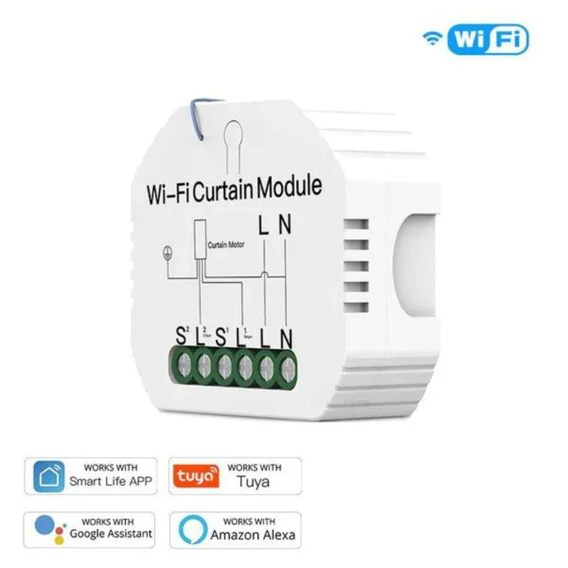 Moes Módulo Interruptor de Estores / persiana / cortina - Smart WiFi + RF433