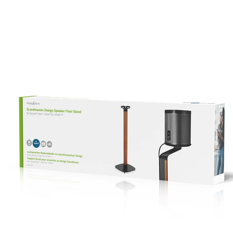 Speakerbeugel Geschikt voor: Sonos® One SL™ / Sonos® One™ / Sonos® PLAY:1™ - Standaard - 10