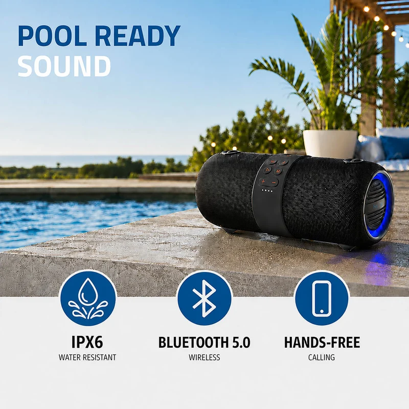 Bluetooth®-Speaker 390 min - Handheld Ontwerp - 40W