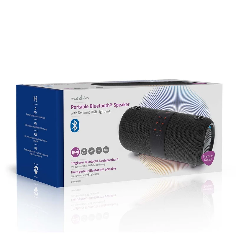 Bluetooth®-Speaker 390 min - Handheld Ontwerp - 40W