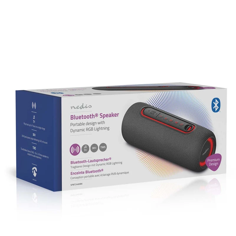 Bluetooth®-Speaker 240 min - Handheld Ontwerp - 30W