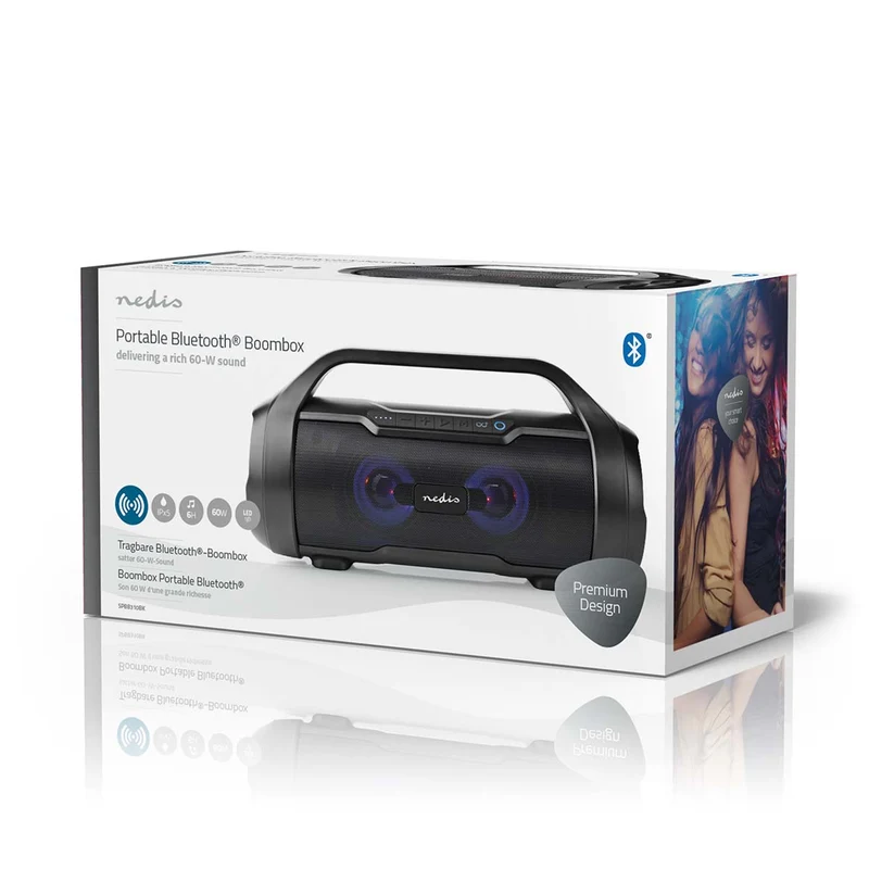 Bluetooth® Party Boombox 360 min - 2.0 - 60W