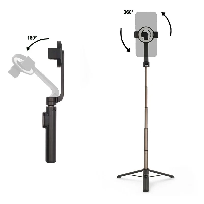 Bluetooth® Selfie Stick Bluetooth® versie: 5.0 - Maximale schermgrootte: 7" - Gevouwen lengte: 17 cm