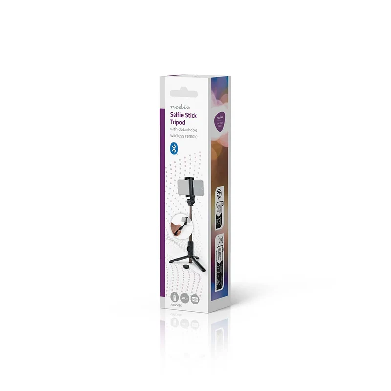 Bluetooth® Selfie Stick Bluetooth® versie: 4.2 - Maximale schermgrootte: 3.54" - Gevouwen lengte: 19 cm