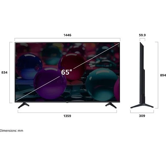LG 65" UA73 – 4K LED TV