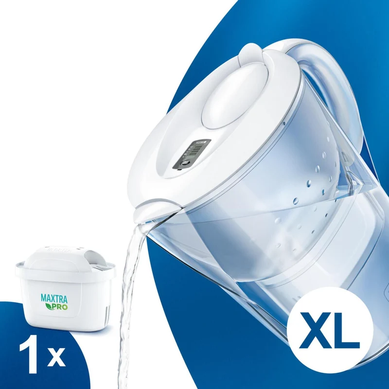 Brita water filter jug Marella XXL white 3.5 L capacity