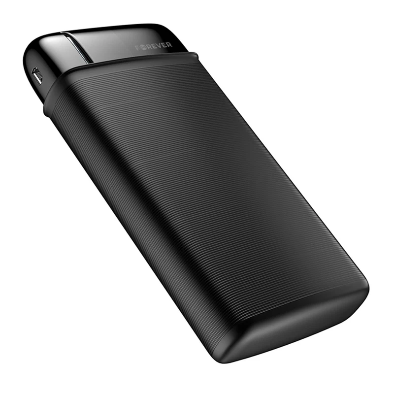 Forever TB-100L 20000 mAh Powerbank, Sort