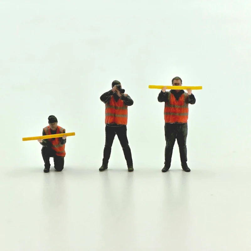 Accurascale Research Team - Three Figure Pack - OO (1/76th) Scale