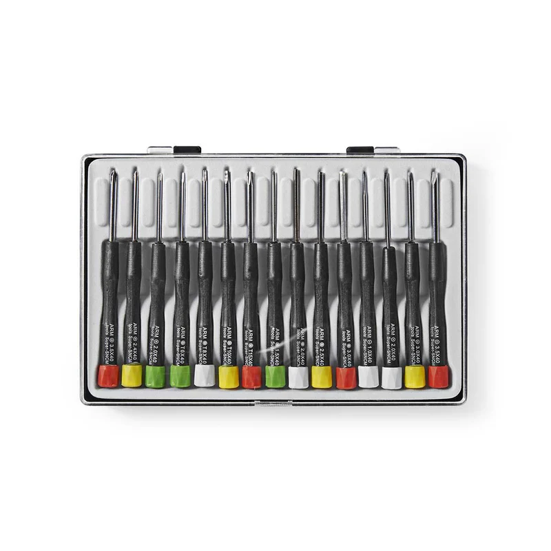 Precisieschroevendraaierset 3x PH / 4x Flat / 4x Hex / 4x Tx