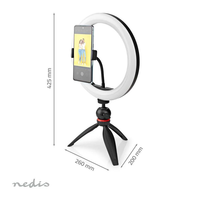 Ringlicht 10 inch - 120 LED's - 2700 - 6700