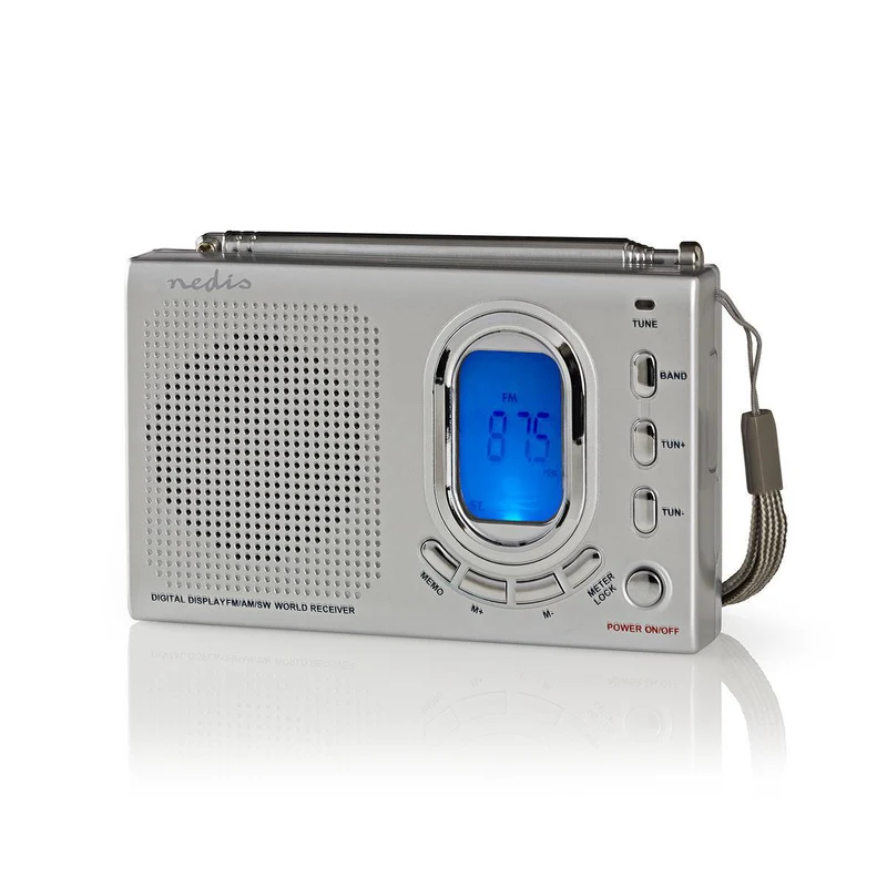 Wereldradio Draagbaar Model - AM / FM / SW - Batterij Gevoed / Netvoeding