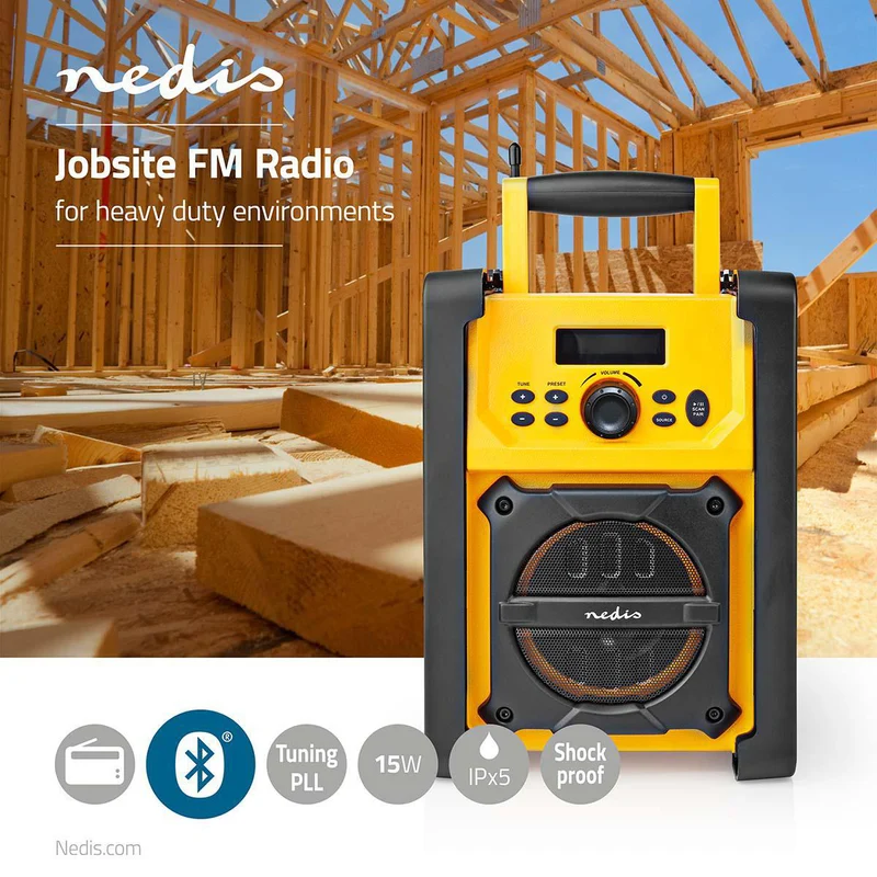 FM-Radio Bouwradio - FM - Batterij Gevoed / Netvoeding