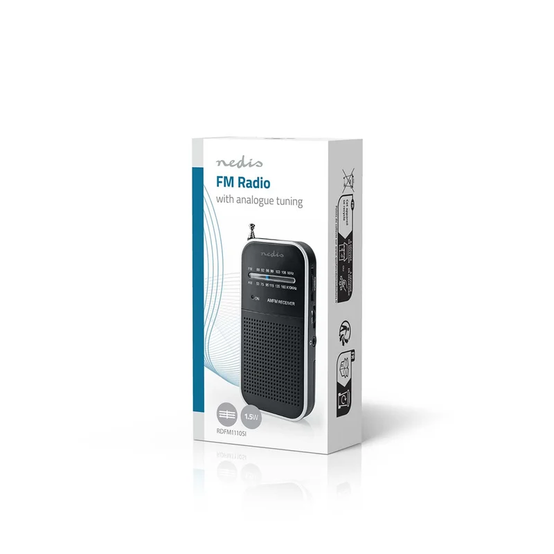 FM-Radio Draagbaar Model - AM / FM - Batterij Gevoed