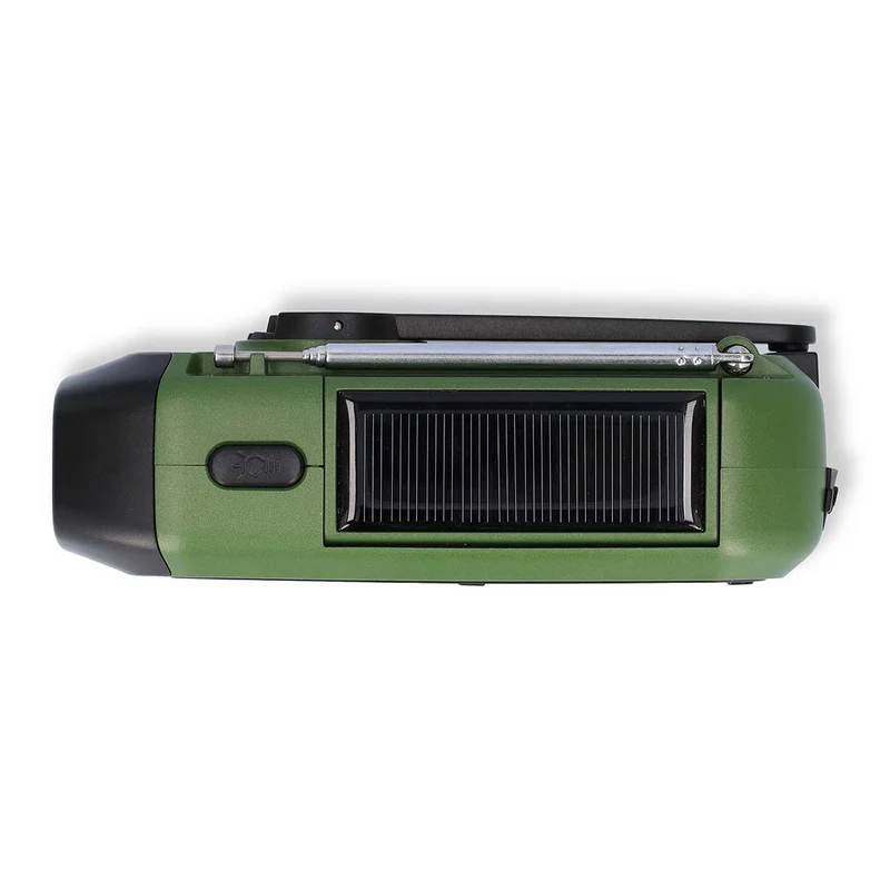 Noodradio Draagbaar Model - DAB+ / FM - Batterij Gevoed / Handslinger / Solar Powered / USB Gevoed