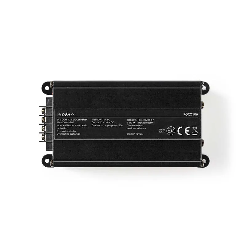 Power Converter Auto Aangedreven - 24 V DC - 12 V DC