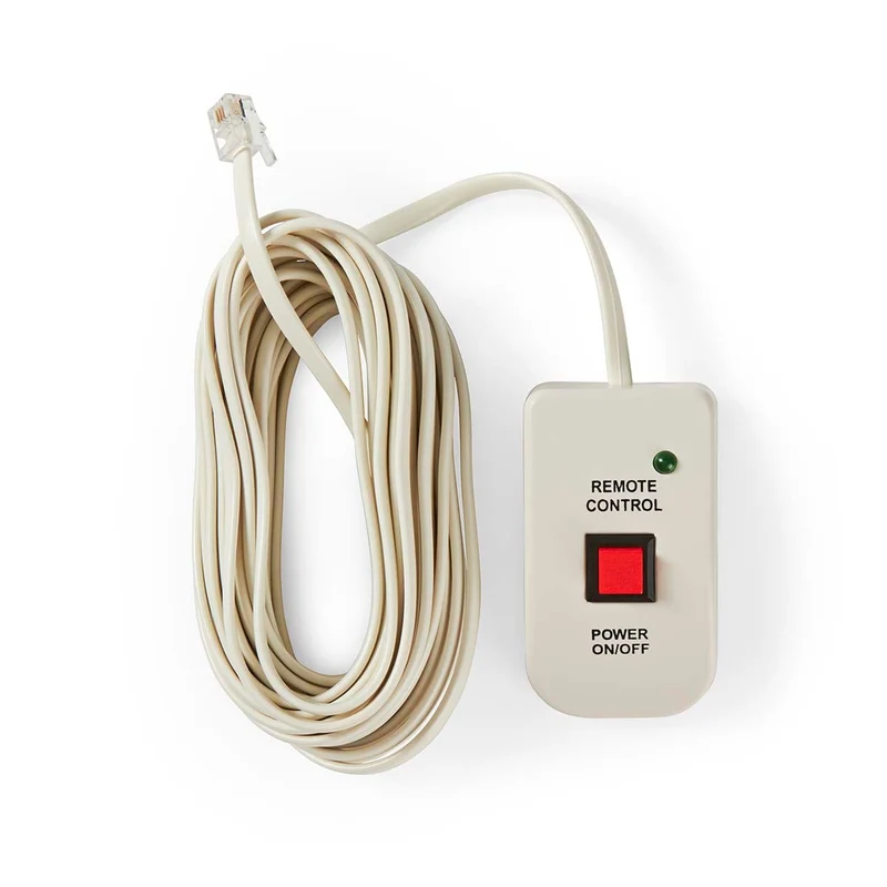 Afstandsbediening voor Omvormer 5.00m - RJ10 - Wit