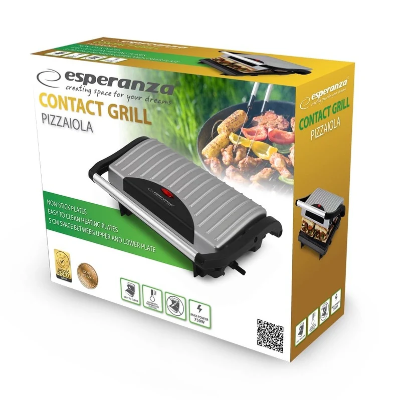 Electric table grill Esperanza Pizzaiola