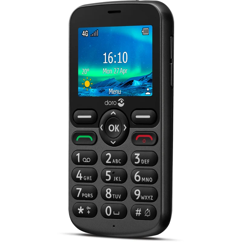 Doro 5861 4G, Graphite