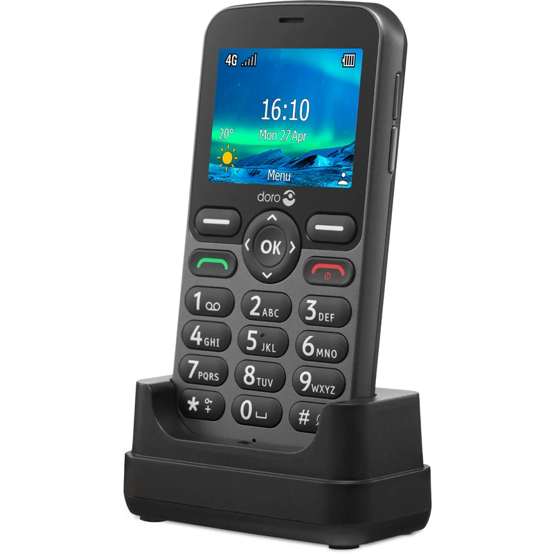 Doro 5861 4G, Graphite