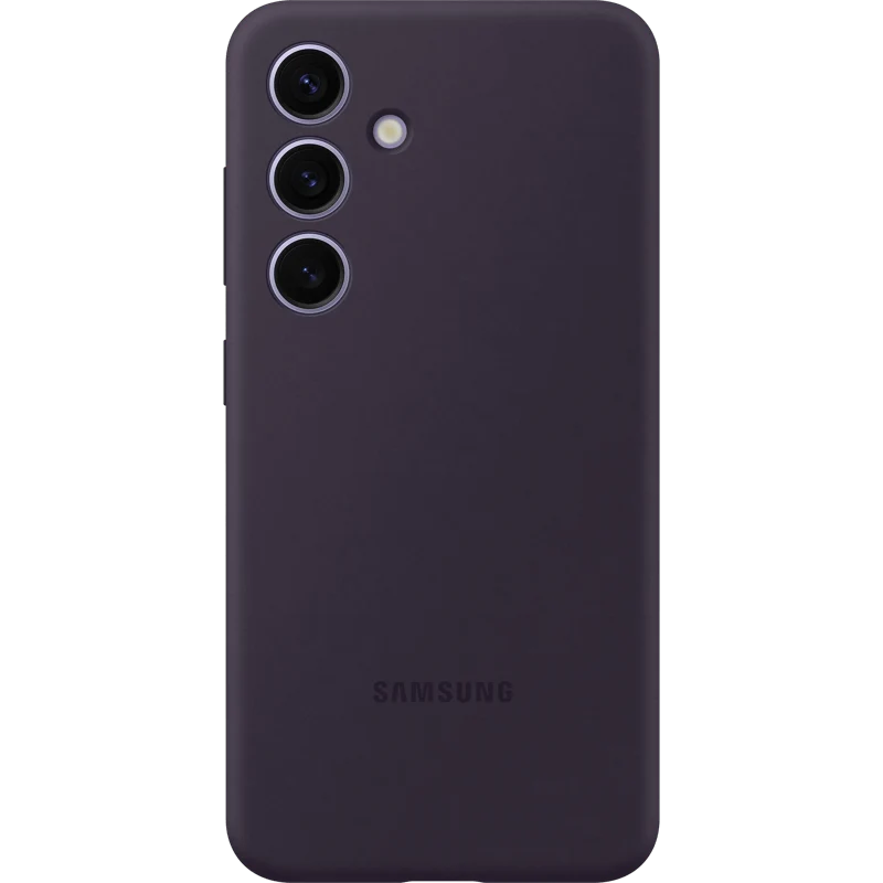 Samsung Galaxy S24 5G Silicone Case, Dark Violet