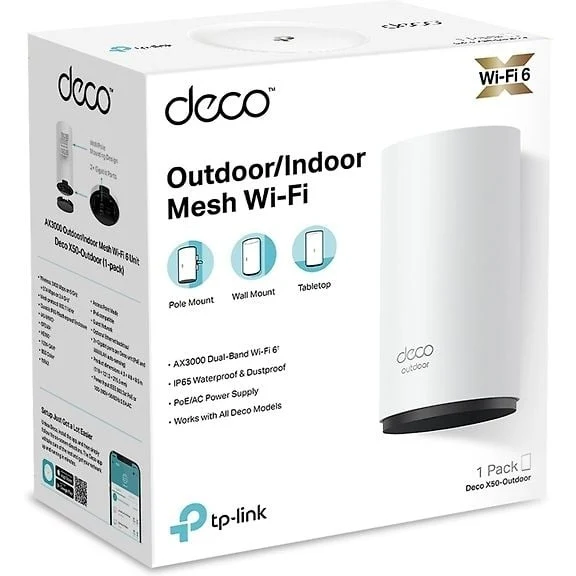 TP-LINK Deco X50 Outdoor WiFi 6 Mesh Access Point
