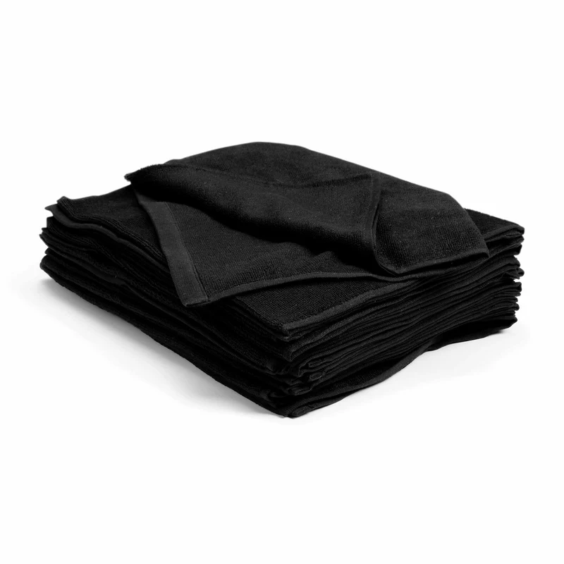 Bravehead Bleach Safe Towel Black 34x82cm 12-pack