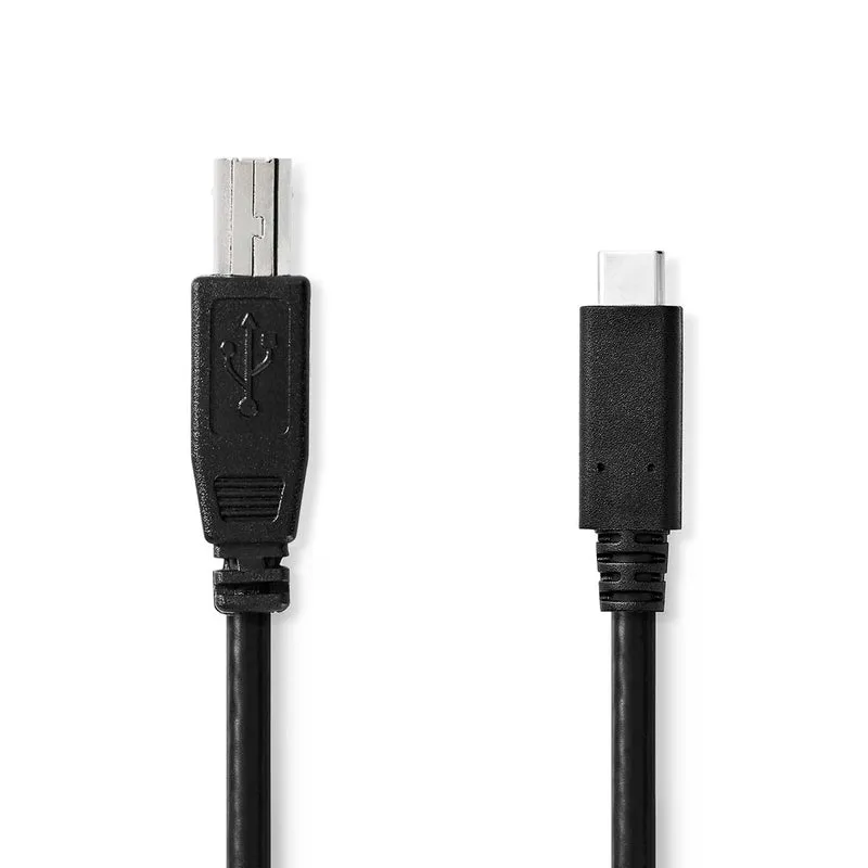USB-Kabel USB 2.0 - USB-C™ Male - USB-B Male