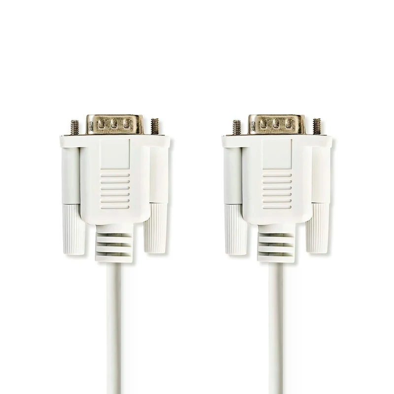 Seriële Kabel D-SUB 9-Pins Male - D-SUB 9-Pins Male - Vernikkeld