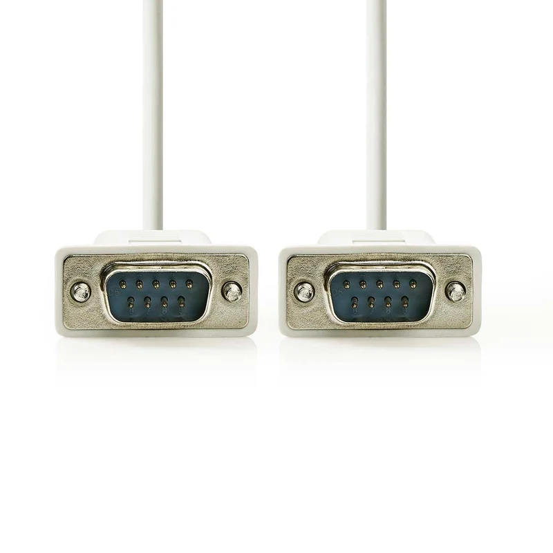 Seriële Kabel D-SUB 9-Pins Male - D-SUB 9-Pins Male - Vernikkeld