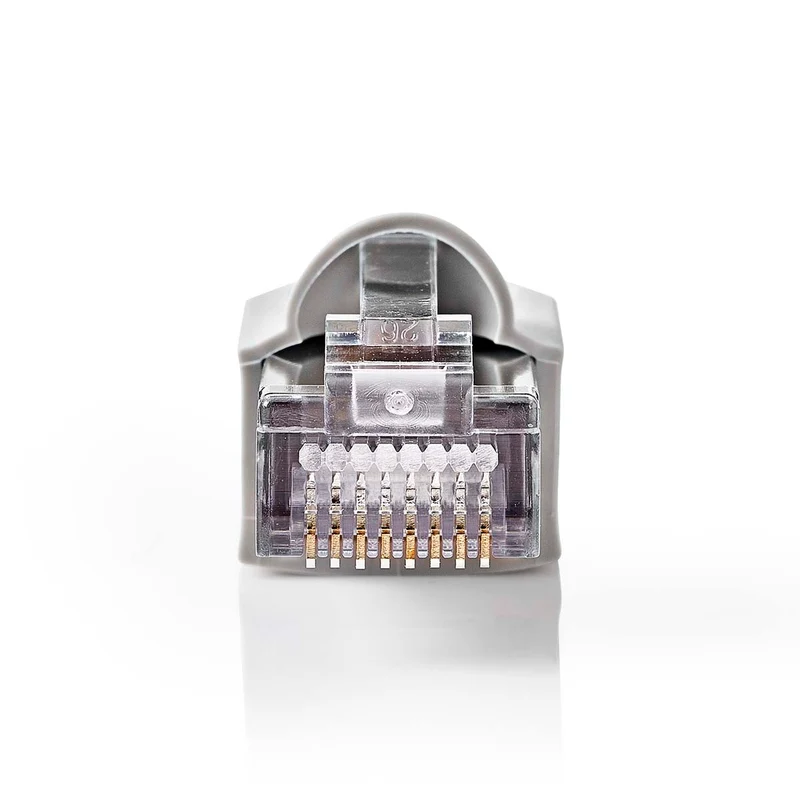 RJ45-Connector Male - Solid FTP CAT5e - Recht