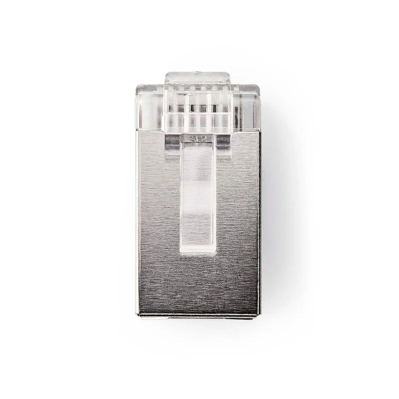 RJ45-Connector Male - Solid STP CAT6 - Recht