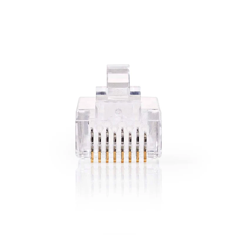 RJ45-Connector Male - Solid UTP CAT6 - Recht