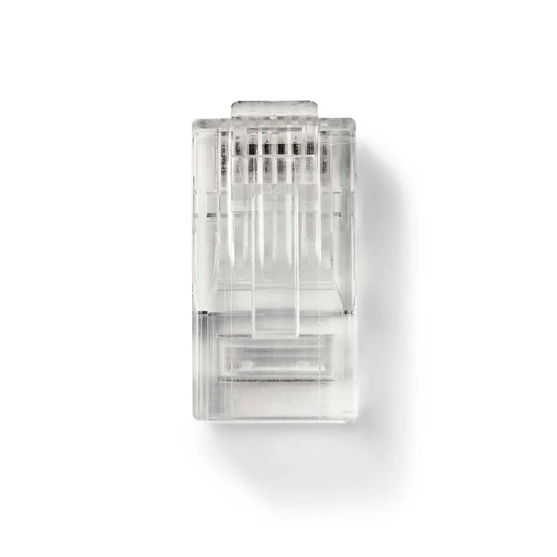 RJ45-Connector Male - Solid UTP CAT6 - Recht