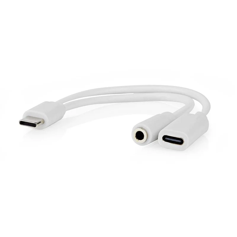 USB-C™ Adapter USB 2.0 - USB-C™ Male - USB-C™ Female / 3,5 mm Female
